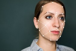 Face scan facial recognition biometric