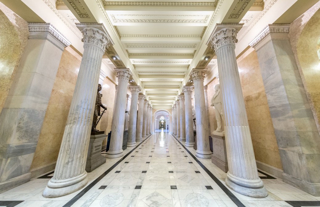 Senate corridor, Capitol Building, hallway, Congress