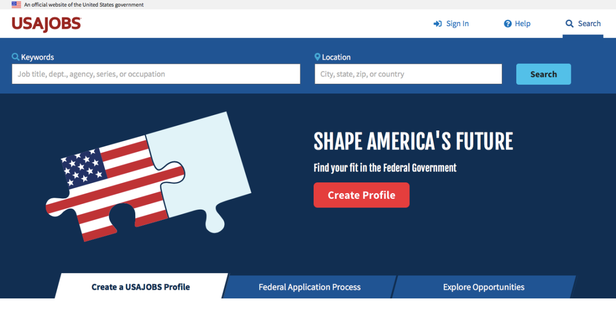 USAJOBS - The Federal Government's official employment site