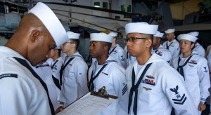 Navy Uniform Inspection