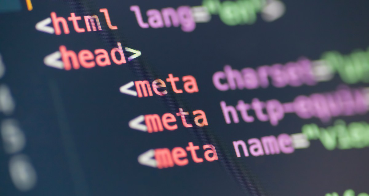 webpage, html, code, tags, header, metadata