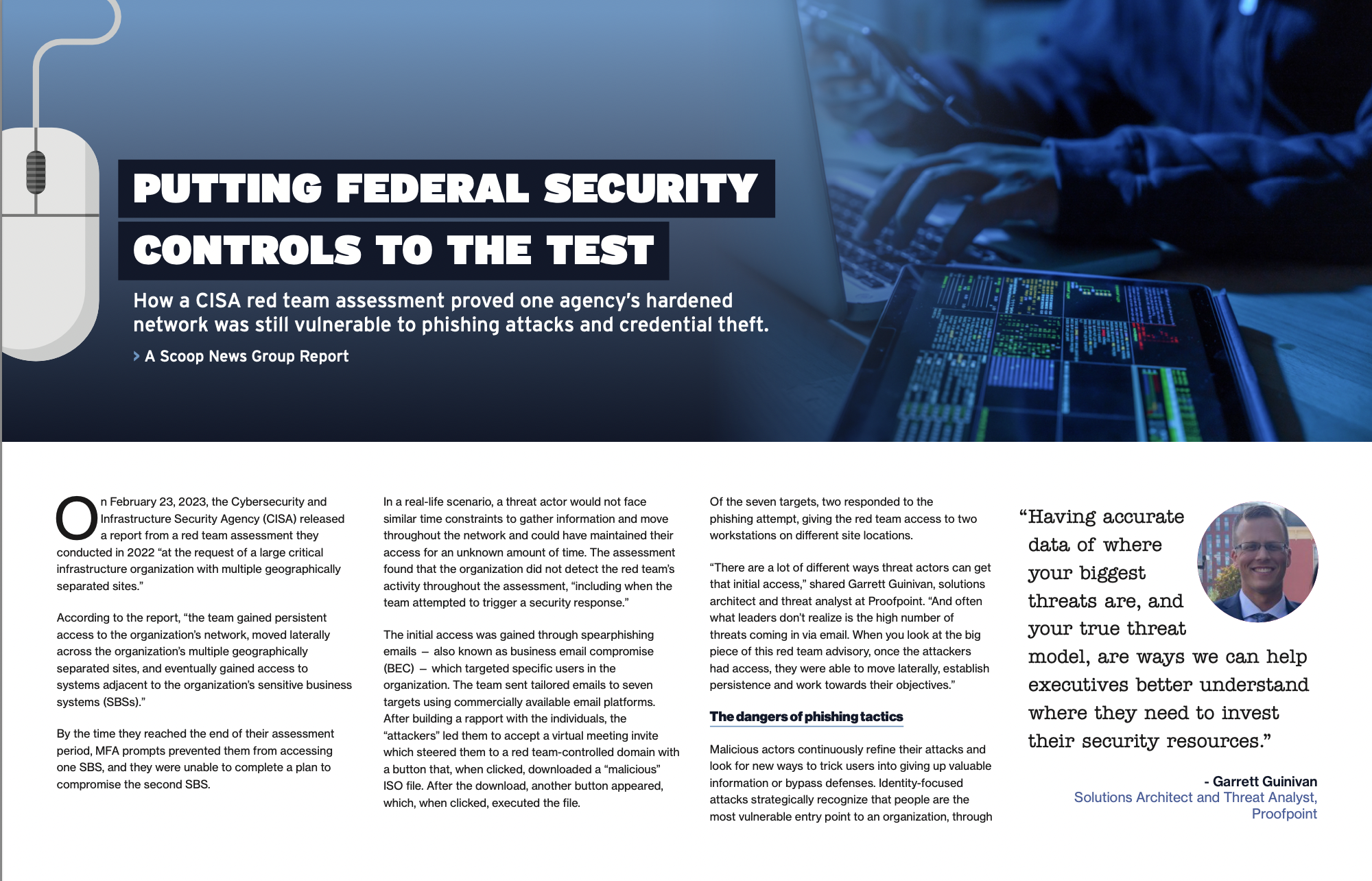Putting Federal Security Controls to the Test