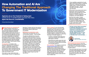 How automation and AI are changing the traditional approach to government IT modernization