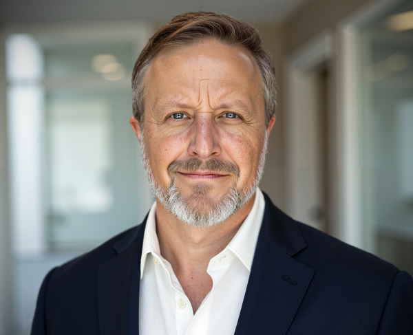 Headshot of Andrew Churchill, Qlik.