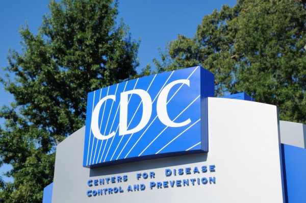 Atlanta, Georgia, USA - August 28, 2011: Close up of entrance sign for Centers for Disease Control and Prevention. Sign located near the 1700 block of Clifton Road in Atlanta, Georgia, on the Emory University campus. Vertical composition.
